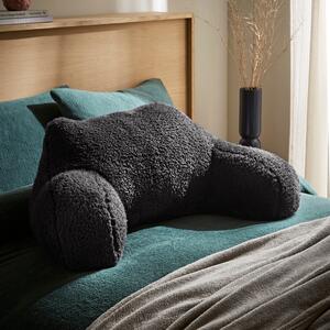 Dunelm Black Teddy Bear Cuddle Cushion 59cm x 45cm x 35cm Teddy Black