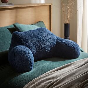 Dunelm Navy Blue Teddy Bear Cuddle Cushion 59cm x 45cm x 35cm Teddy Navy