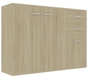 Sideboard Sonoma Oak 105x30x75 cm Engineered Wood
