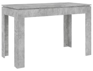 Dining Table Concrete Grey 120x60x76 cm Engineered Wood