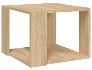 Coffee Table Sonoma Oak 40x40x30 cm Engineered Wood