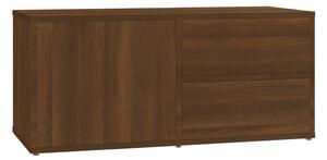 TV Cabinet Brown Oak 80x34x36 cm Engineered Wood