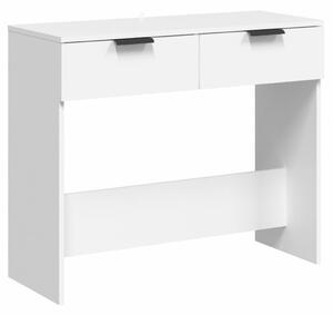 Console Table White 90x36x75 cm Engineered Wood