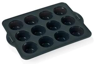 Blomsterbergs Silicone Muffin Mold 12 pcs Gray