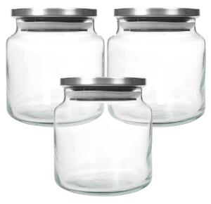 Kütahya Evora jar 63.5 cl set of 3 Stainless steel