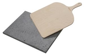 Eppicotispai Pizza stone and pizza peel 30x38 cm Stone-birch