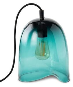 Magnor Clamp glass lamp medium 28x20 cm Turquoise