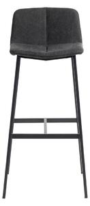 MUUBS Chamfer bar stool 75 Anthracite