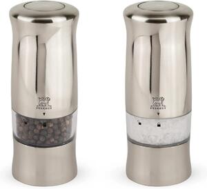 Peugeot Zeli DUO electric salt & pepper mill 14 cm Chromed