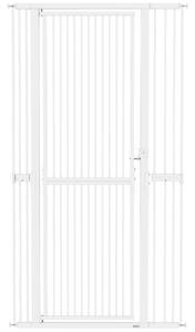 PawHut 180cm Extra Tall Pet Gate with 3.5 cm Narrow Gap, Pressure Mounted No Drilling Cat Gate for Doorways, 76-104cm Width