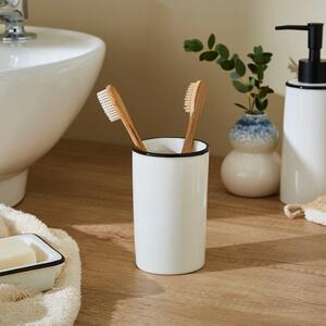 Enamel Ceramic Toothbrush Holder