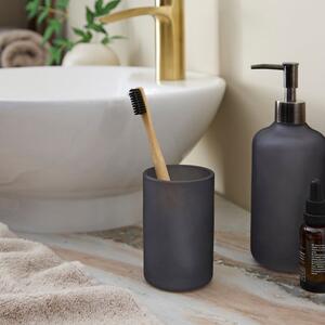 Hotel Glass Toothbrush Holder