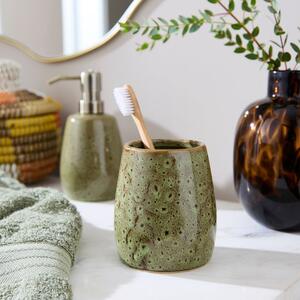 Global Green Glaze Toothbrush Holder