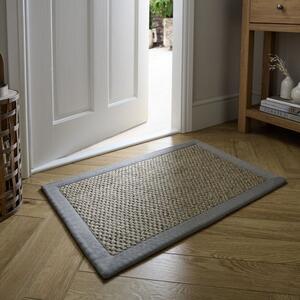 Sisal Look Washable Border Doormat