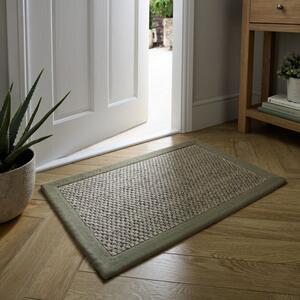 Sisal Look Washable Border Doormat