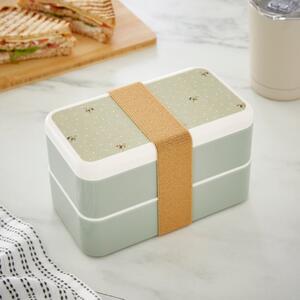 Bees Sage 2 Layer Lunch Box