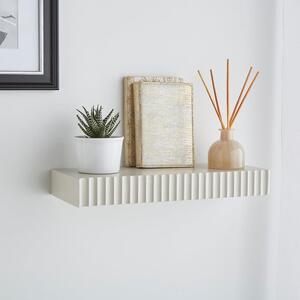 Geena Ribbed Edge Floating Shelf