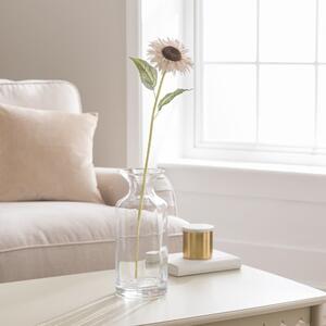 Artificial Cream Sunflower Stem