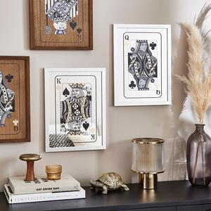 Set of 2 Mirrored Playing Card Wall Art