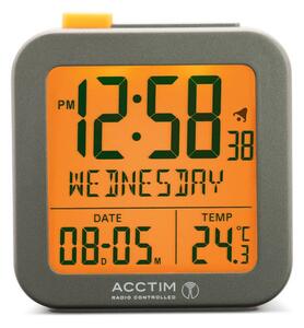 Acctim Invicta Grey Alarm Clock