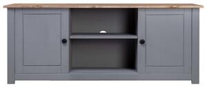 TV Cabinet Grey 120x40x50 cm Solid Pine Wood Panama Range
