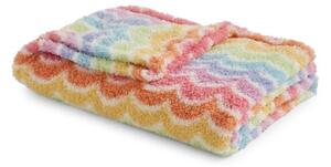 Rainbow Scallop Fleece Blanket