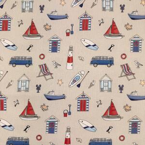 Emma Lawrence Seaside Stories Fabric Linen