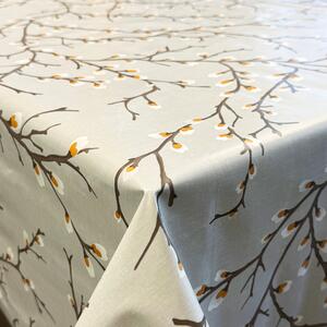 Pussy Willow PVC Fabric Grey