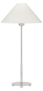 Hackney Table Lamp Nickel, Light, Polished Nickel - Andrew Martin