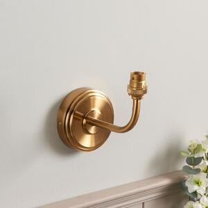 Endon 115072 Step Arc Wall Light In Brushed Aged Brass Finish