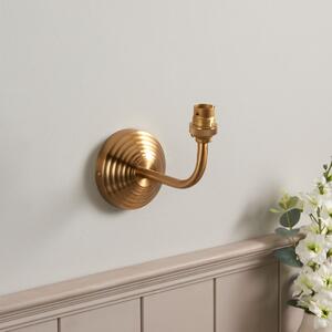 Endon 115064 Obelisk Arc Wall Light In Aged Brass Finish