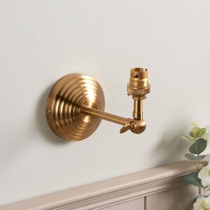 Endon 115063 Obelisk Wing Wall Light In Aged Brass Finish