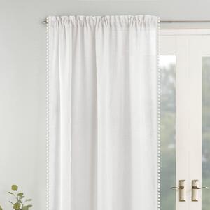 Tahiti Single Slot Top Voile Panel White