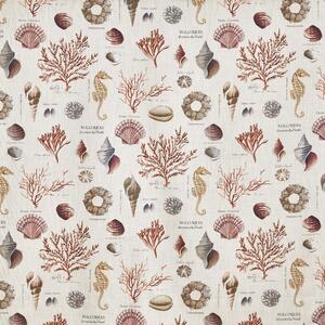 Prestigious Textiles St Helier Printed Fabric Coral