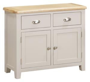 Waldorf Wooden Sideboard With 2 Doors 2 Drawers - Oyster Grey