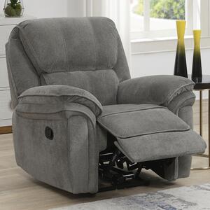 Wauchula Fabric Recliner 1 Seater Sofa - Stone