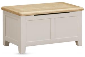 Waldorf Wooden Blanket Box - Oyster Grey