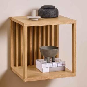 Warsaw Wooden Wall Shelf With 1 Shelves - Oak