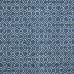 Prestigious Textiles Powell Embroidered Fabric Navy