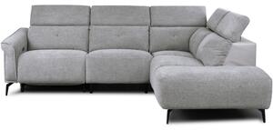 Thorndale Fabric Electric Recliner Corner Sofa Suite - Dark Grey