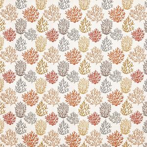 Prestigious Textiles Fistral Printed Fabric Coral
