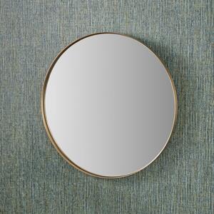 Slim Frame Round Wall Mirror