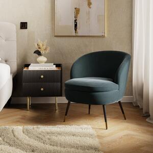 Marcie Luxe Velvet Cocktail Chair