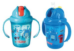 Nuby Flip N Sip Sippy Cups Pack of 2 - Multicolour