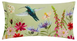 Wylder Nectar Garden Hummingbird Rectangle Cushion MultiColoured