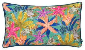 Wylder Luna Floral Rectangle Cushion MultiColoured