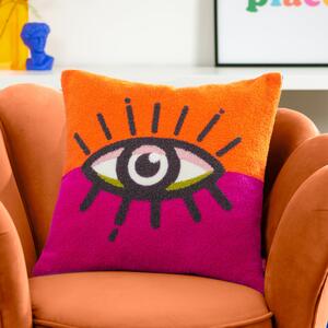 Heya Home All Eyes On You Square Cushion Pink