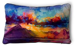 The Art Group Scott Naismith Cuillins Ridge Velvet Rectangle Cushion MultiColoured