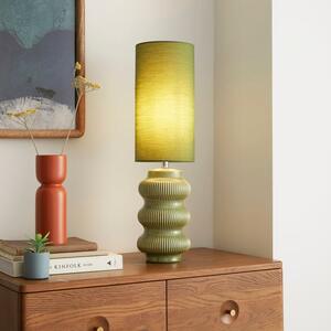 Pippin Ribbed Ceramic Table Lamp