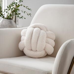 Knot Boucle Ball Cushion